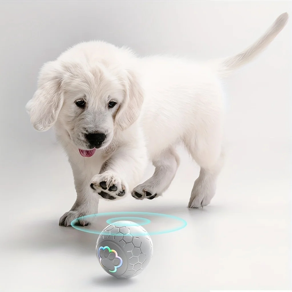 Smart Interactive Pet Ball with Remote Control – Endless Fun for Cats & Dogs